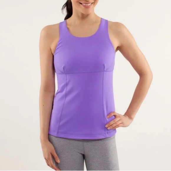 lululemon athletica Tops - Lululemon Purple Swank Tank Top 4